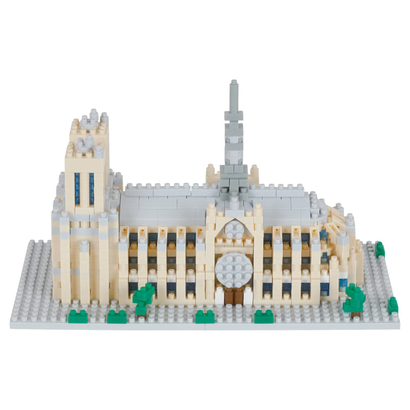 Nanoblock Landmark (Notre Dame Cathedral/Sight to See/1040 pieces/Sz Inch: W3.14*H3.62*D6.29/Kawada)