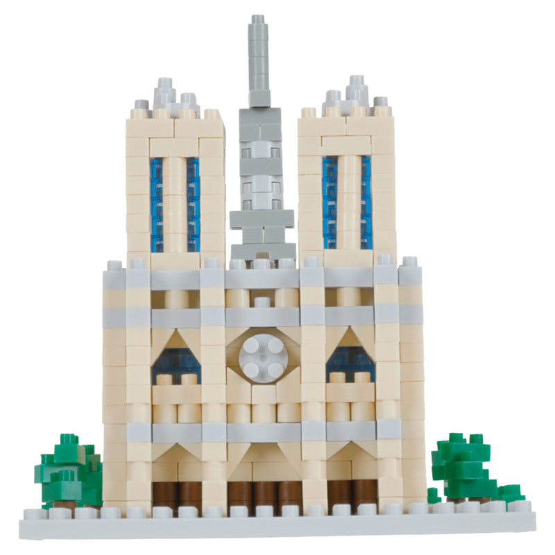 Nanoblock Landmark (Notre Dame Cathedral/Sight to See/1040 pieces/Sz Inch: W3.14*H3.62*D6.29/Kawada)