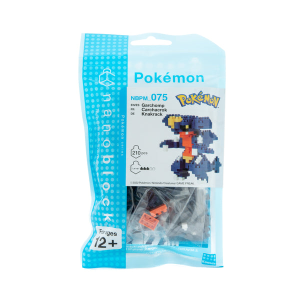Kawada Pokemon Nanoblock Garchomp