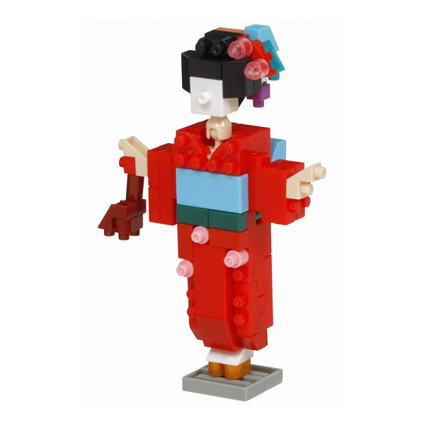 Nanoblock (KIMONO GIRL/Collection Series/120 pieces/Sz Inch: W2.04*H3.14*D0.79/Kawada)