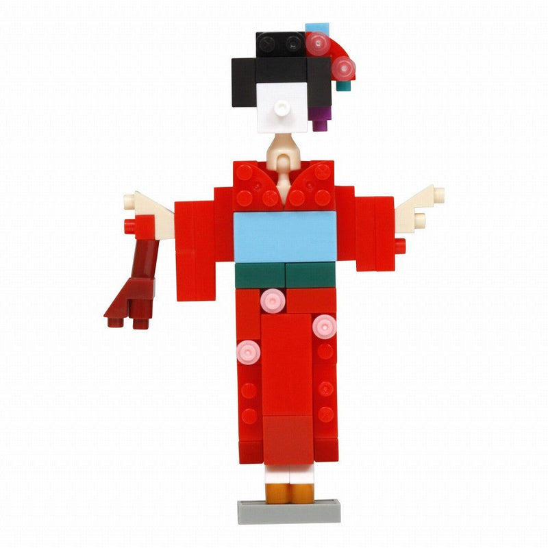 Nanoblock (KIMONO GIRL/Collection Series/120 pieces/Sz Inch: W2.04*H3.14*D0.79/Kawada)