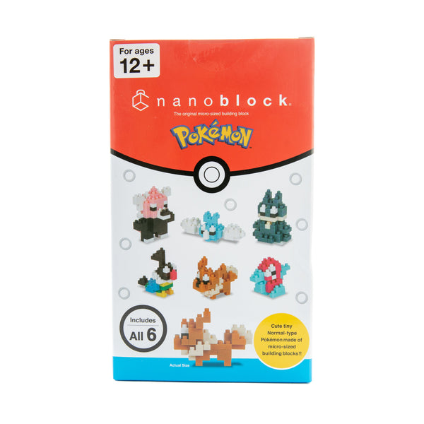 Kawada Pokemon Nanoblock 6 in 1 Normal-type