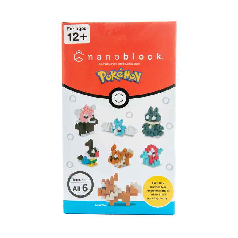 Kawada Pokemon Nanoblock 6 in 1 Normal-type