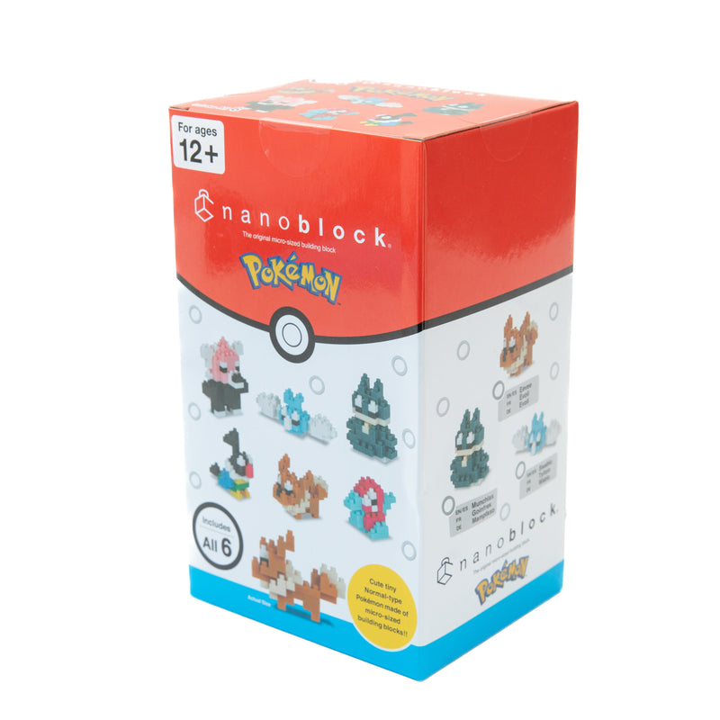 Kawada Pokemon Nanoblock 6 in 1 Normal-type