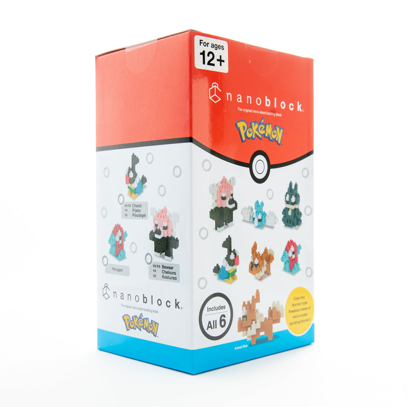 Kawada Pokemon Nanoblock 6 in 1 Normal-type