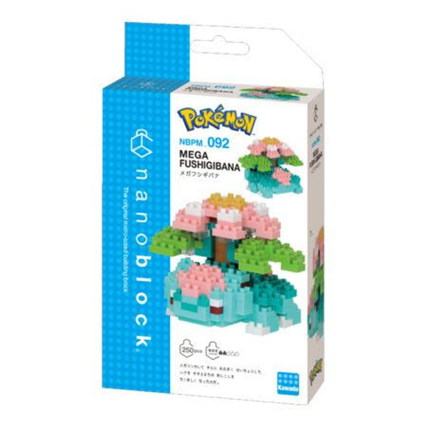 Nanoblock (Mega Venusaur /Pokemon Colletion/250 pieces/Sz Inch: W2.79*H2.16*D2.36)