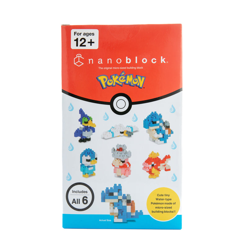 Kawada Pokemon Nanoblock 6 in 1 Water-type