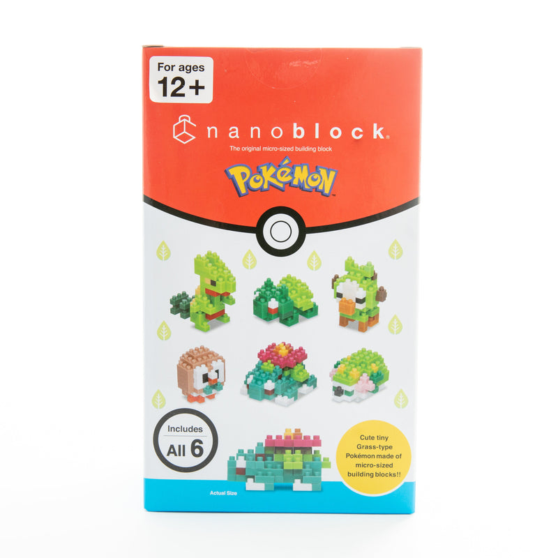 Kawada Pokemon Nanoblock 6 in 1 Grass-type
