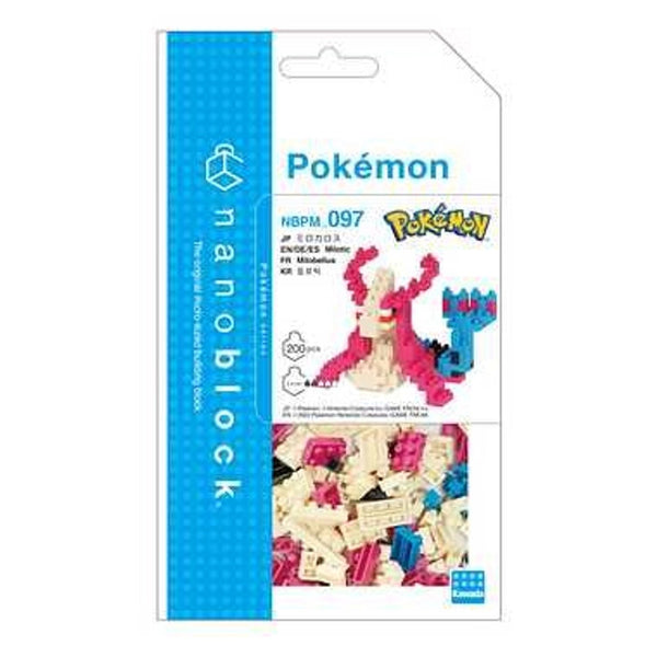 Nanoblock (Milotic /Pokemon Colletion/200 pieces/Sz Inch: W2.75*H2.36*D2.16)