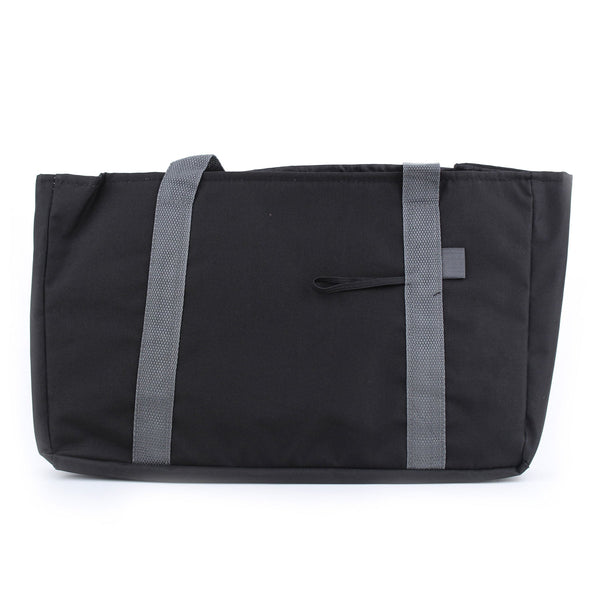 Shopping Bag (Thermal/Water-Resistant/Shopping Basket-Shaped/In Use: 42x23x25cm, Folded: 7x7x27cm/SMCol(s): Black)