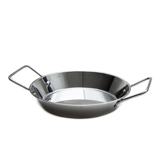 Paella Pan (Stainless Steel/Compatible with Induction, Oven & Over Direct Heat Source/Depth: 3.5cm/Ø20cm/SMCol(s): Silver)