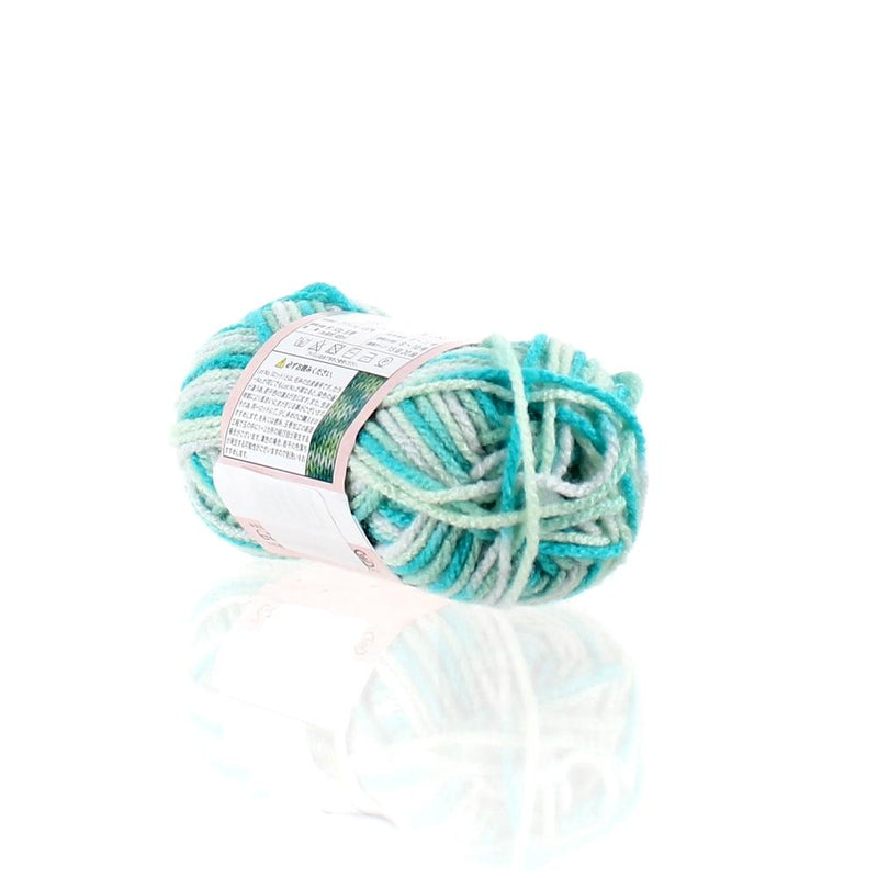 Knitting Yarn (Marbled/Green/14cm/Diameter 6cm/30g)