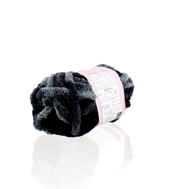 Knitting Yarn (Chenille/Fluffy/Grey/14x7cm)