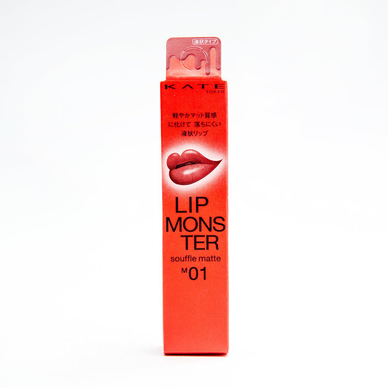 Lipstick (Liquid/Matte/M01 Crimson Dark/Kate/Lip Monster Souffle Matte/SMCol(s): Black)
