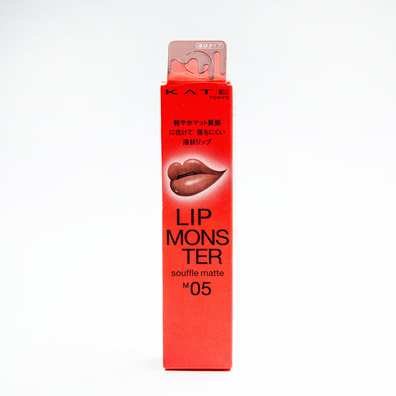 Lipstick (Liquid/Matte/M05 Muddy/Kate/Lip Monster Souffle Matte/SMCol(s): Black)