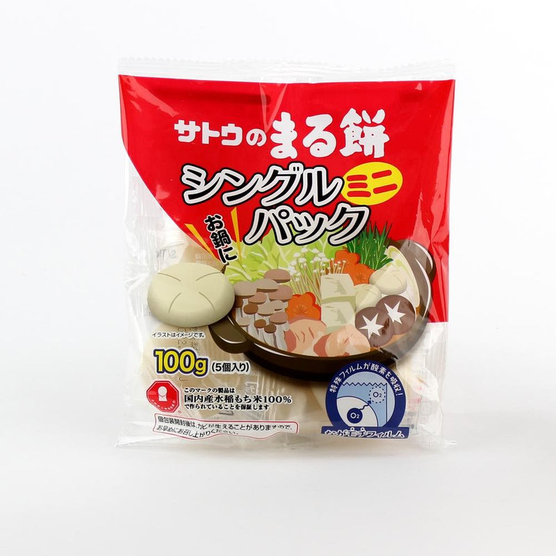 Mochi (Mini/For Hot Pot/Round/Sato Shokuhin/100 g)