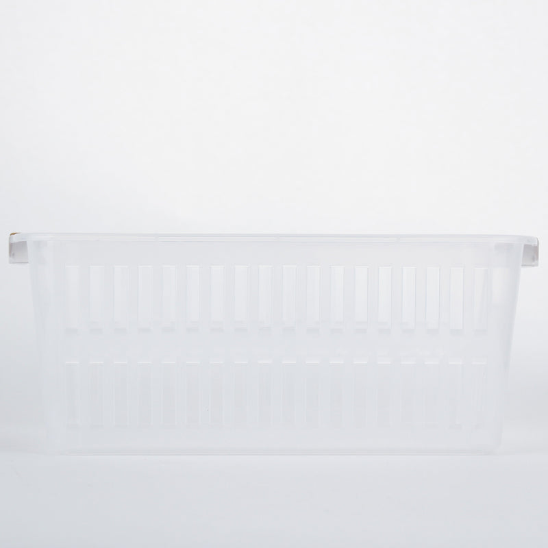 Plastic Storage Basket with Oval Shape Handle