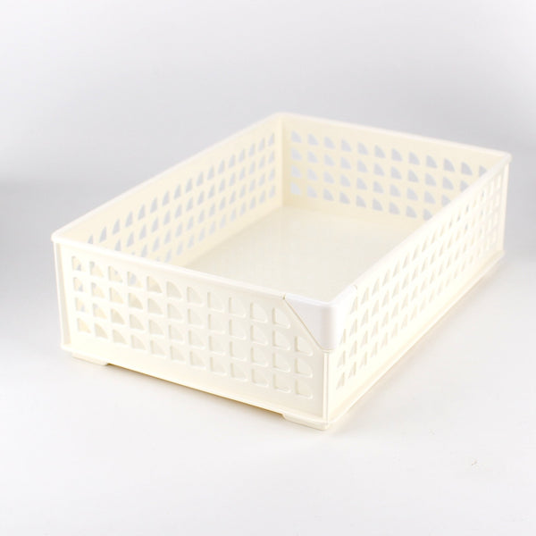 Basket - Rectangular (WT/16.6x24x6.9cm)