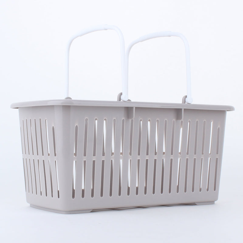 Shop Large Light Grey Storage Basket with Handle online at