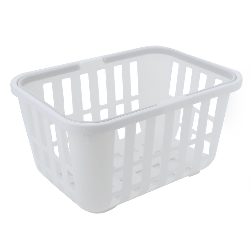 Storage Basket (PP/With Handles/18x25.3x14cm/SMCol(s): White)