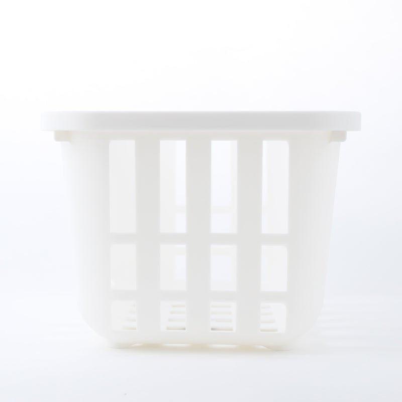 Storage Basket (PP/With Handles/18x25.3x14cm/SMCol(s): White)
