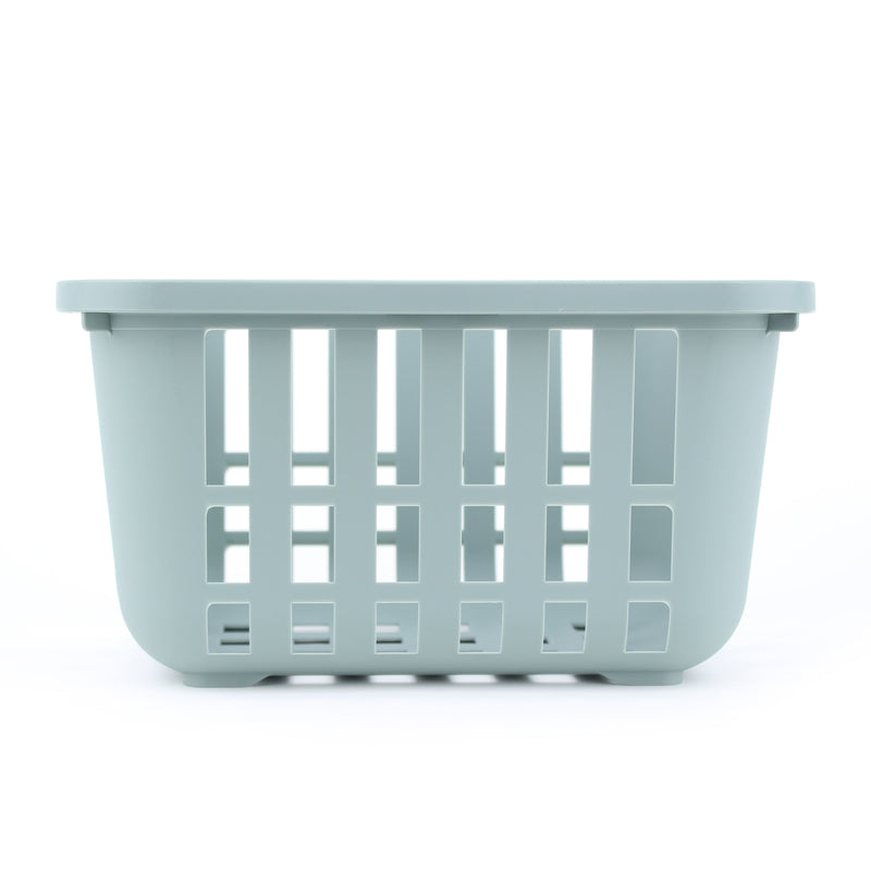 Storage Basket (PP/With Handles/18x25.3x14cm/SMCol(s): Blue/Green)