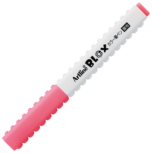 Brush Pen (Connectable to Other Blox Items/Pink/Shachihata/Artline Blox/SMCol(s): Pink,White)