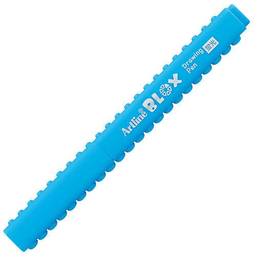 Highlighter Pen (Water-based Ink/Connectable to Other Blox Items/0.4 mm/Blue/Shachihata/Artline Blox/SMCol(s): Blue)