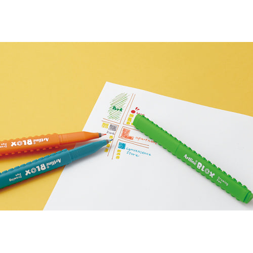 Highlighter Pen (Water-based Ink/Connectable to Other Blox Items/0.4 mm/Black/Shachihata/Artline Blox/SMCol(s): Black)