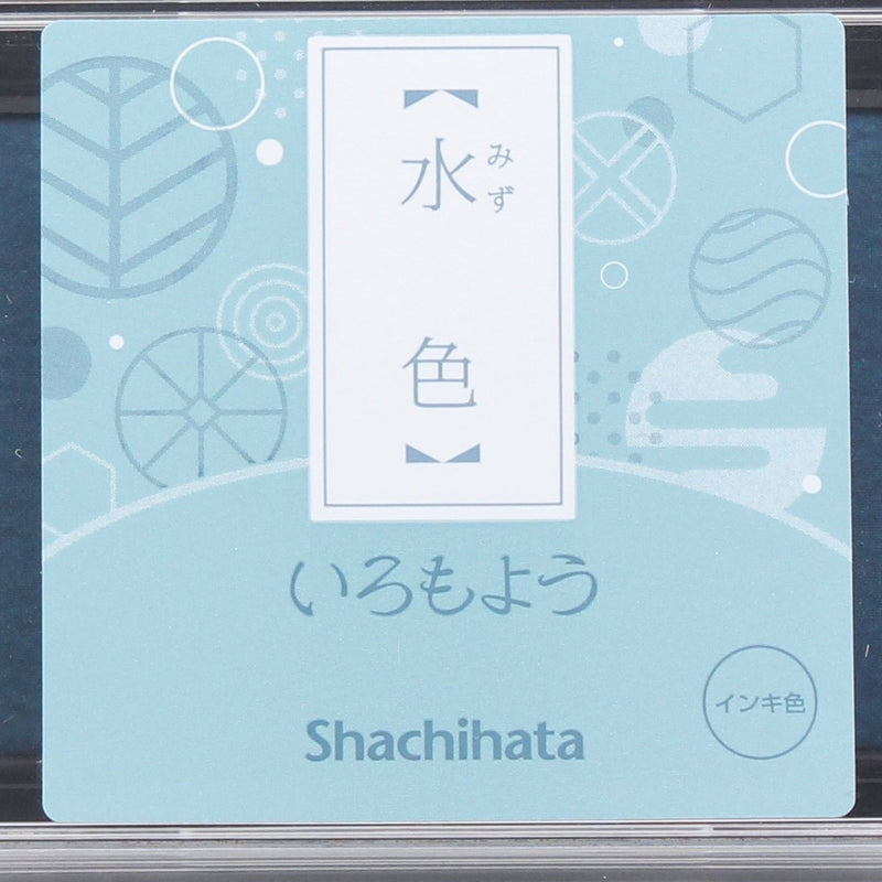 Shachihata Mizu-iro Light Blue Stamp Pad