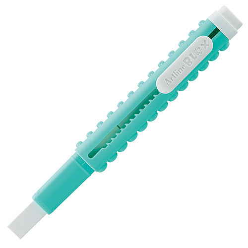 Eraser (Stick/Connectable to Other Blox Items/2x1.6x14.3cm/Shachihata/Artline Blox/SMCol(s): Green,White)