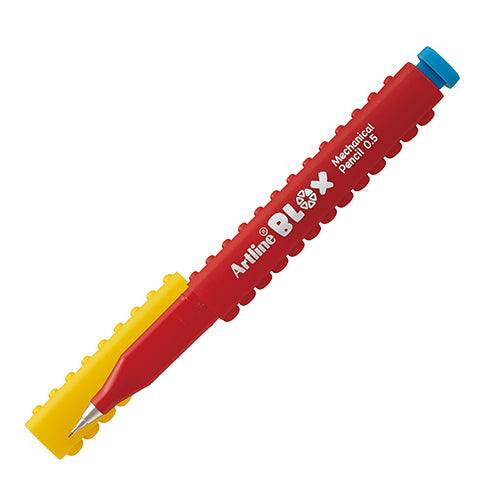 Mechanical Pencil (0.5mm/Connectable to Other Blox Items/0.5 mm/1.3x1.6x14.4cm/Shachihata/Artline Blox/SMCol(s): Red,Yellow)