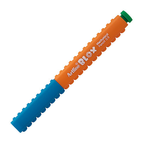 Mechanical Pencil (0.5mm/Connectable to Other Blox Items/0.5 mm/1.3x1.6x14.4cm/Shachihata/Artline Blox/SMCol(s): Orange,Blue)