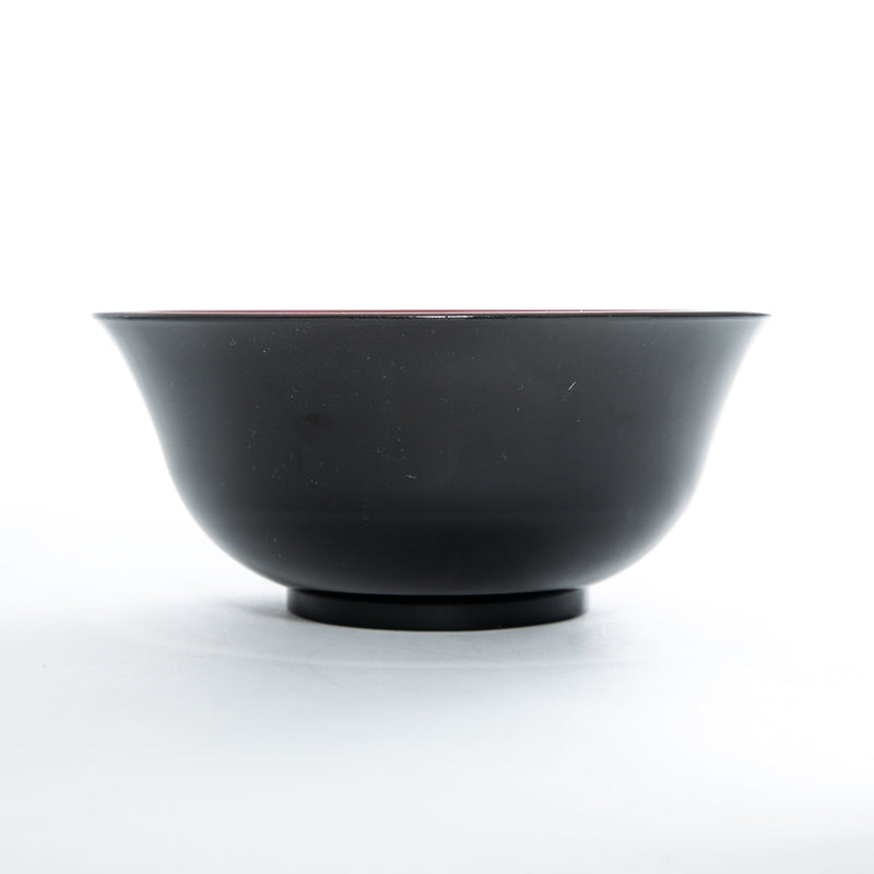 Traditional Japanese Lacquer Round Bowl