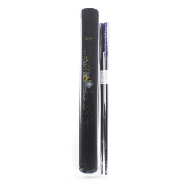 Floral Bamboo Chopsticks with Case