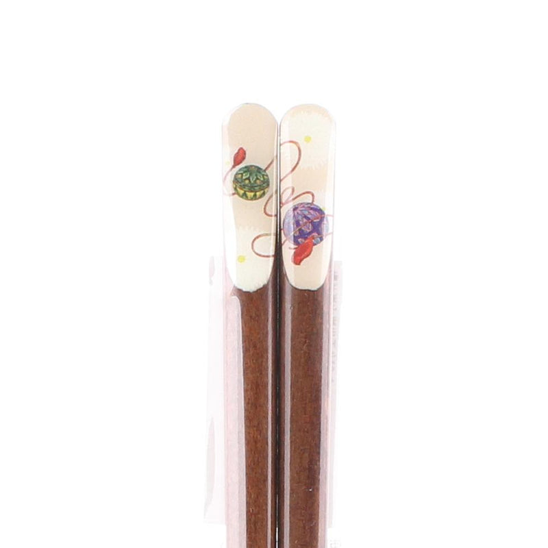 Hanafuda-Playing Card:Temari Ball Wooden Chopsticks