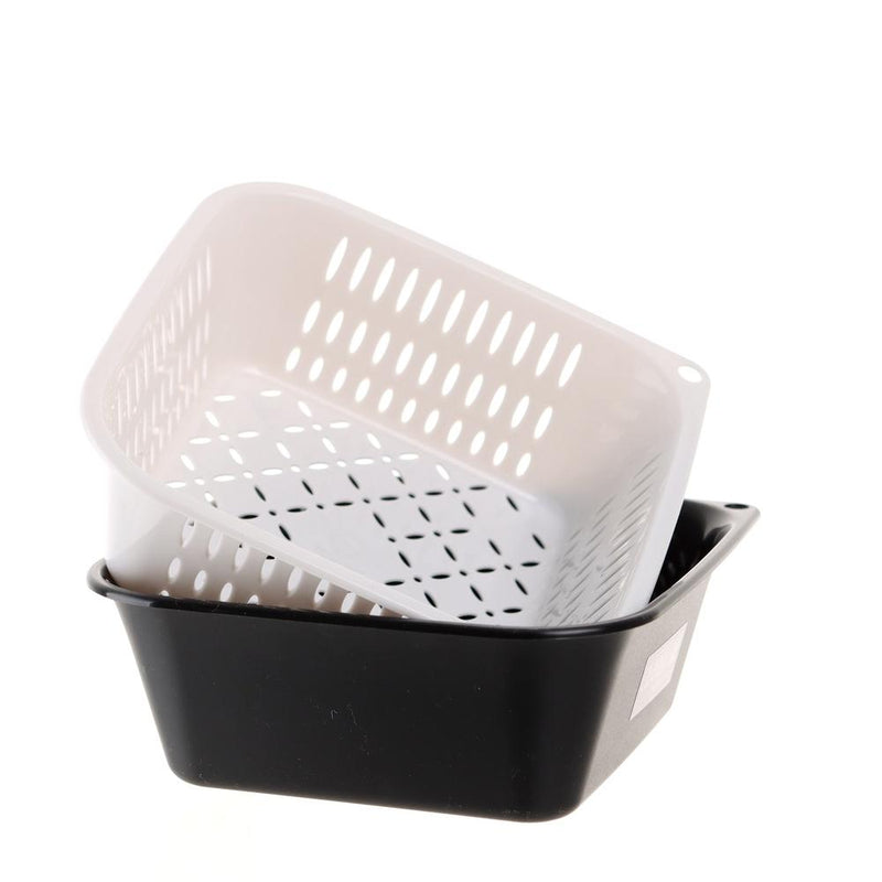 Straining Tray Set (Polypropylene/Rectangular/18x18cm)