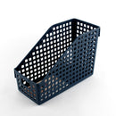 File Box - Document (PP/w/Handles/DK BL/12.5x27.5x18.3cm)