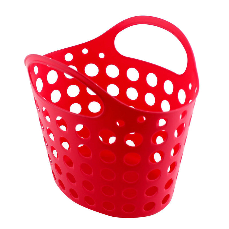 Lightweight Basket with Handle (Red)