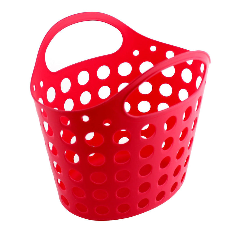 Lightweight Basket with Handle (Red)