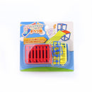 Toy Slide With Jungle Gym (For Dollhouse/Bar: 4xd.0.4cm/Slide: 11.3x5x1.3cm/Connector Part: d.0.7-0.9x0.7-0.9x0.9cm/Stepping Board: 5.4x5x0.9cm/SMCol(s): 3xCol)