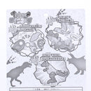 Dinosaur Assembly Toy (With Screws/Can Take Apart/Interchangeable Parts/Screw Driver: 9.5x2.4x1.5cm)