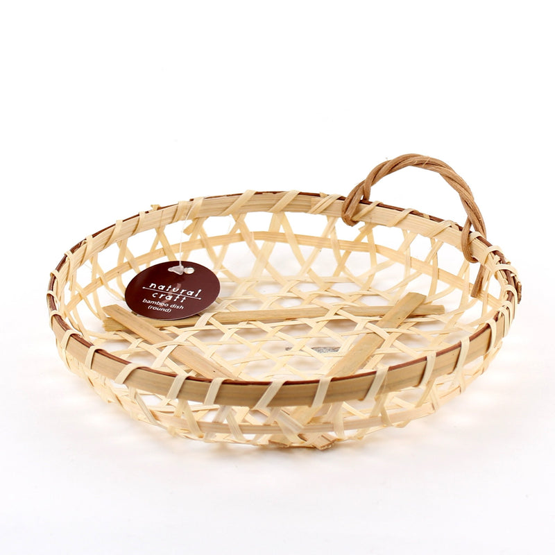 Tray (Bamboo/Round/16cm* 18cm)