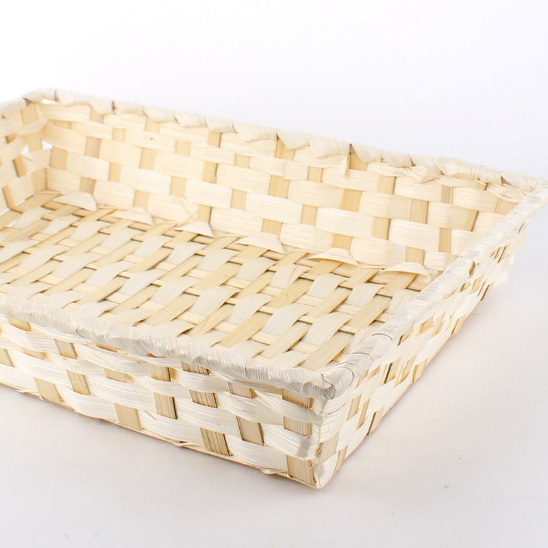 Basket (Bamboo/Rectangle/BE/36x26x6.5cm)