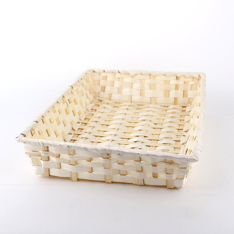 Basket (Bamboo/Rectangle/BE/36x26x6.5cm)