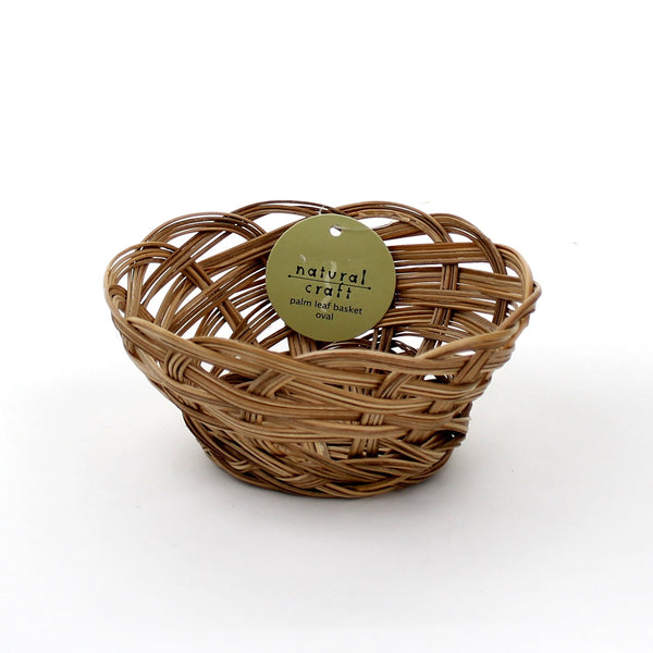 Basket (Palm/Oval/BE/16x10.5x5.5cm/14x9.5x5cm)