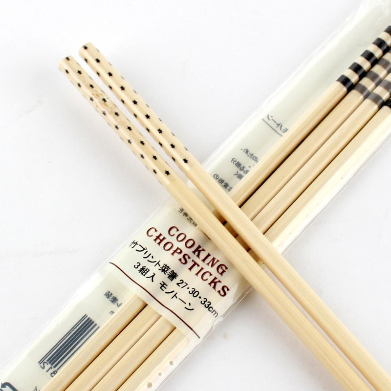 Chopsticks (Bamboo/Non-Microwavable/Cooking/3 pair)