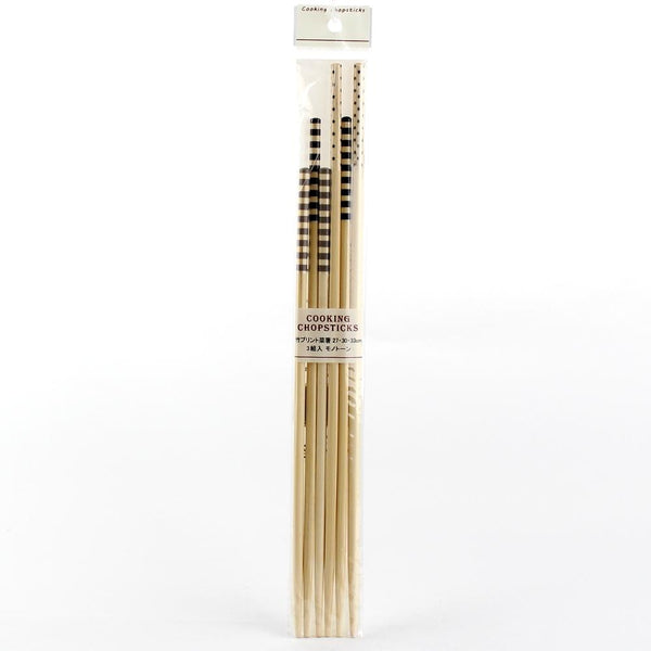 Chopsticks (Bamboo/Non-Microwavable/Cooking/3 pair)