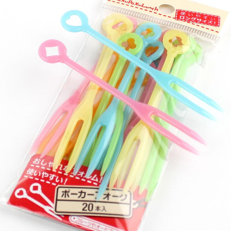 Food Picks (Fork/Colourful/6x13.5cm (20pcs))