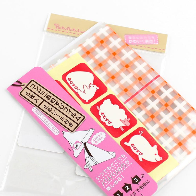 Rice Ball Wrappers (PP/Check/6pcs)